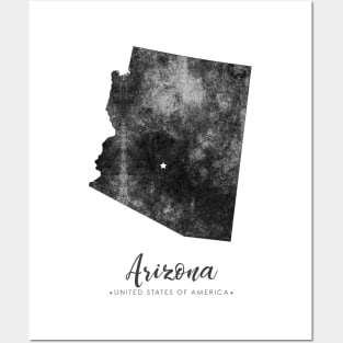 Arizona state map Posters and Art